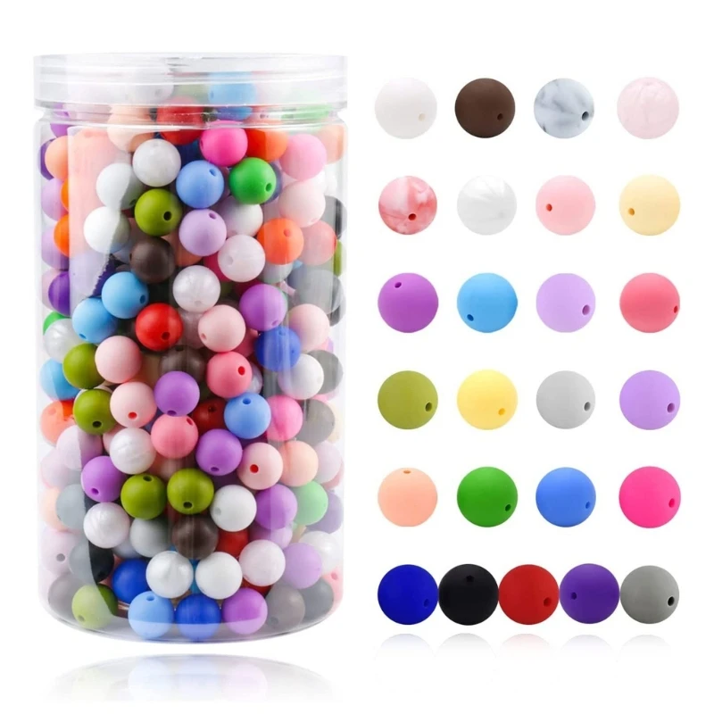 

Pacifier Chain DIY Silicone Beads DIY Teether Accessories Newborn Teething Bead
