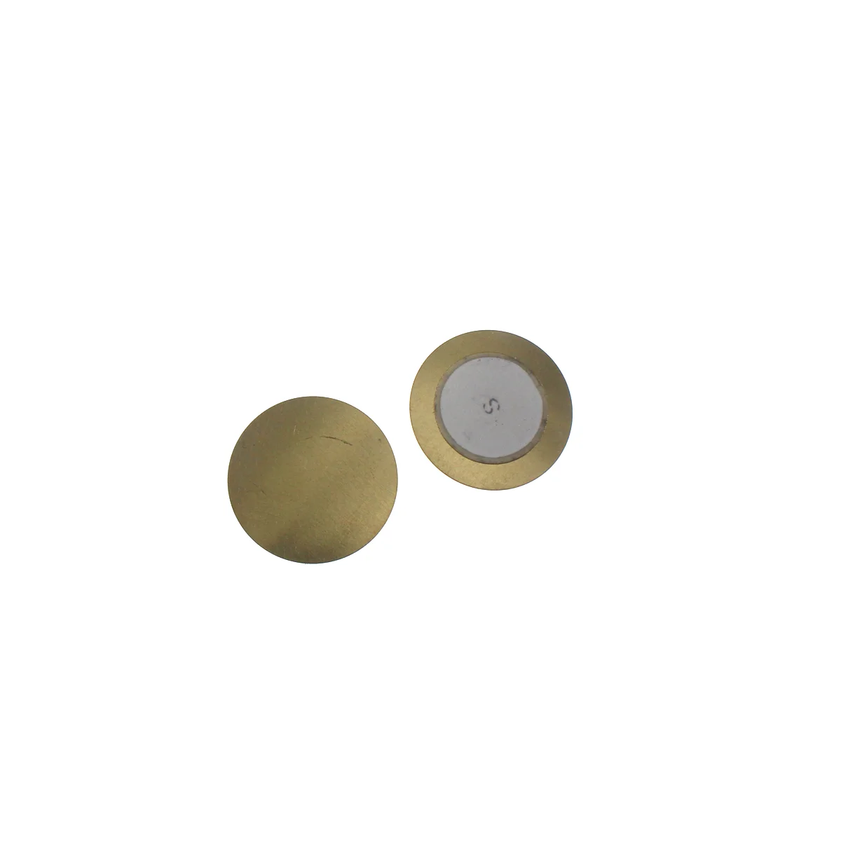 20pcs Assorted Size Piezoelectric Buzzer Discs for Sound and Sensor Applications