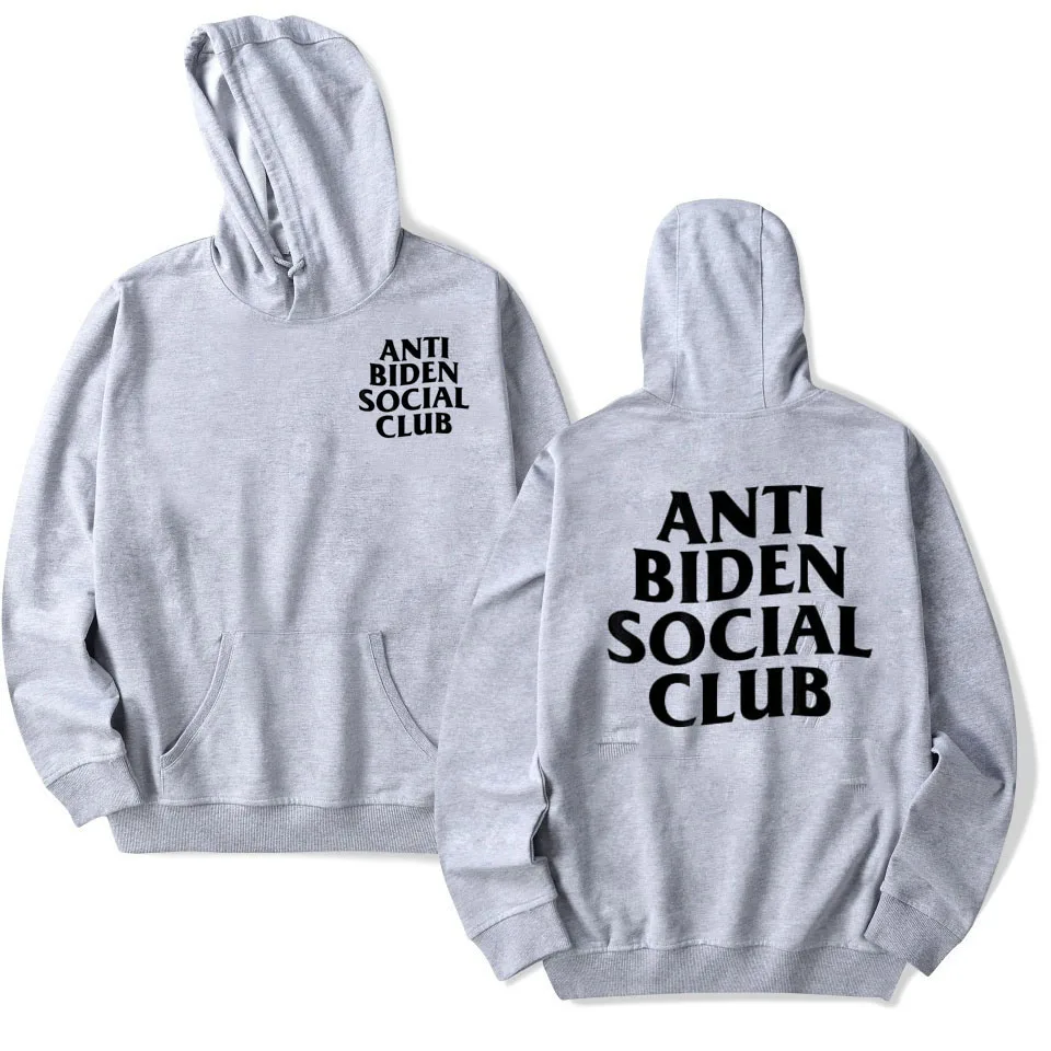 Anti Biden Social Club Sweater Hoodies Graphic T Shirts Pro Trump Sweatshirt Tops Men Clothing