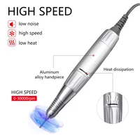 35000RPM DC 3 & 5 PIN Electric Nail Drill Pen Handle File Polish Grind Machine Handpiece Manicure Tool Nail Drill Accessories 2
