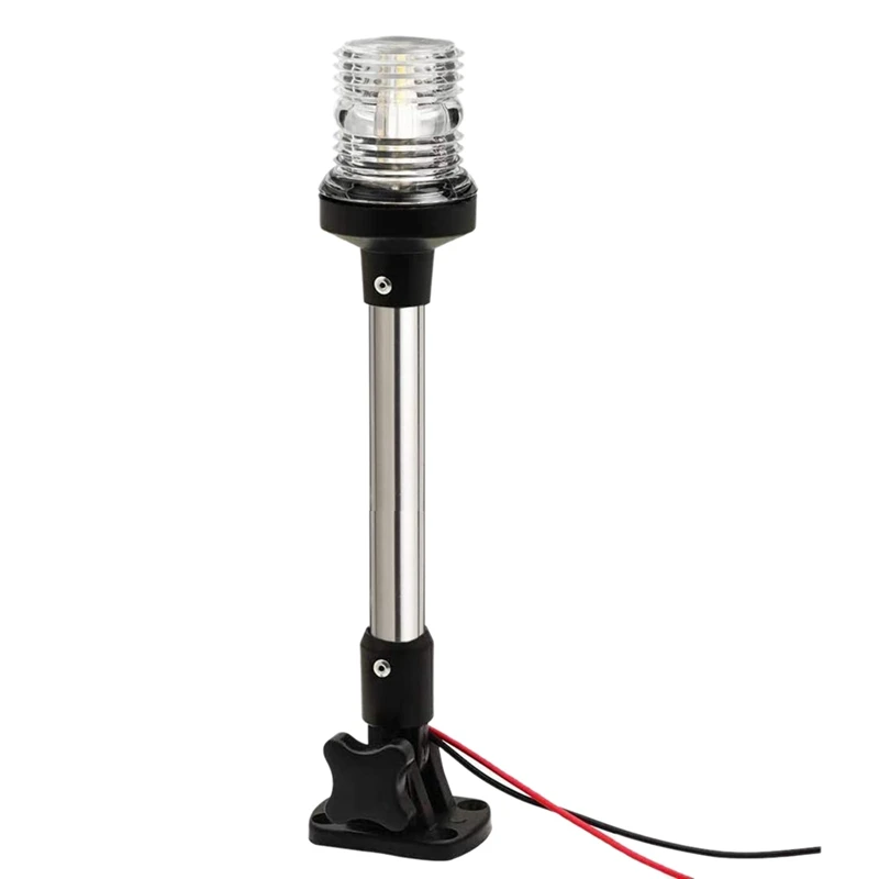 

12Inch LED Boat Navigation Light All Round Adjustable Boat Light Anchor Light For Fishing Boat Yacht Pontoon