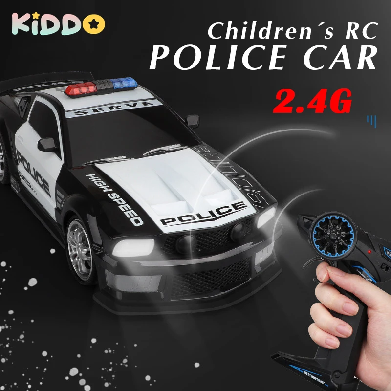 Remote Control Car Police Boy Toy Remote Control Police Car 2.4ghz