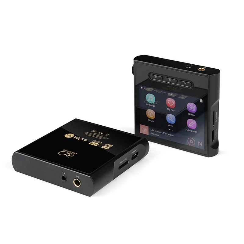 SHANLING M1s Portable Music Player Bluetooth ESS ES9038Q2M DAC MQA 2*RT6863 Amp 3.5mm&4.4mm Outputs x2000 platform 245mW 32 ohm
