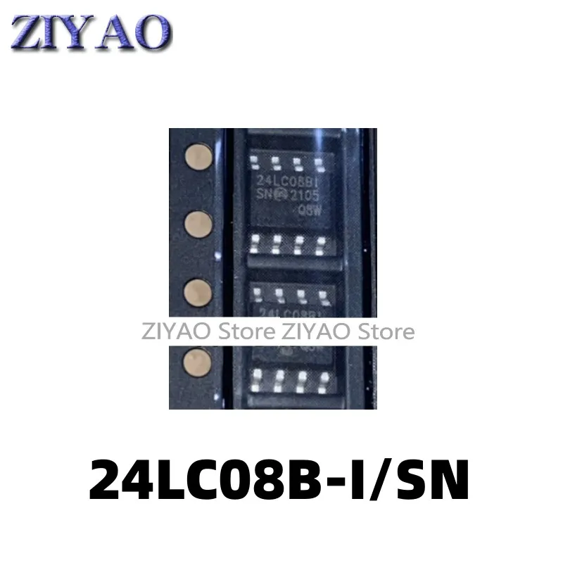 

1 шт. 24LC08B-I/SN SMD SOP8, нелетающий чип памяти EEPROM 24LC08BI