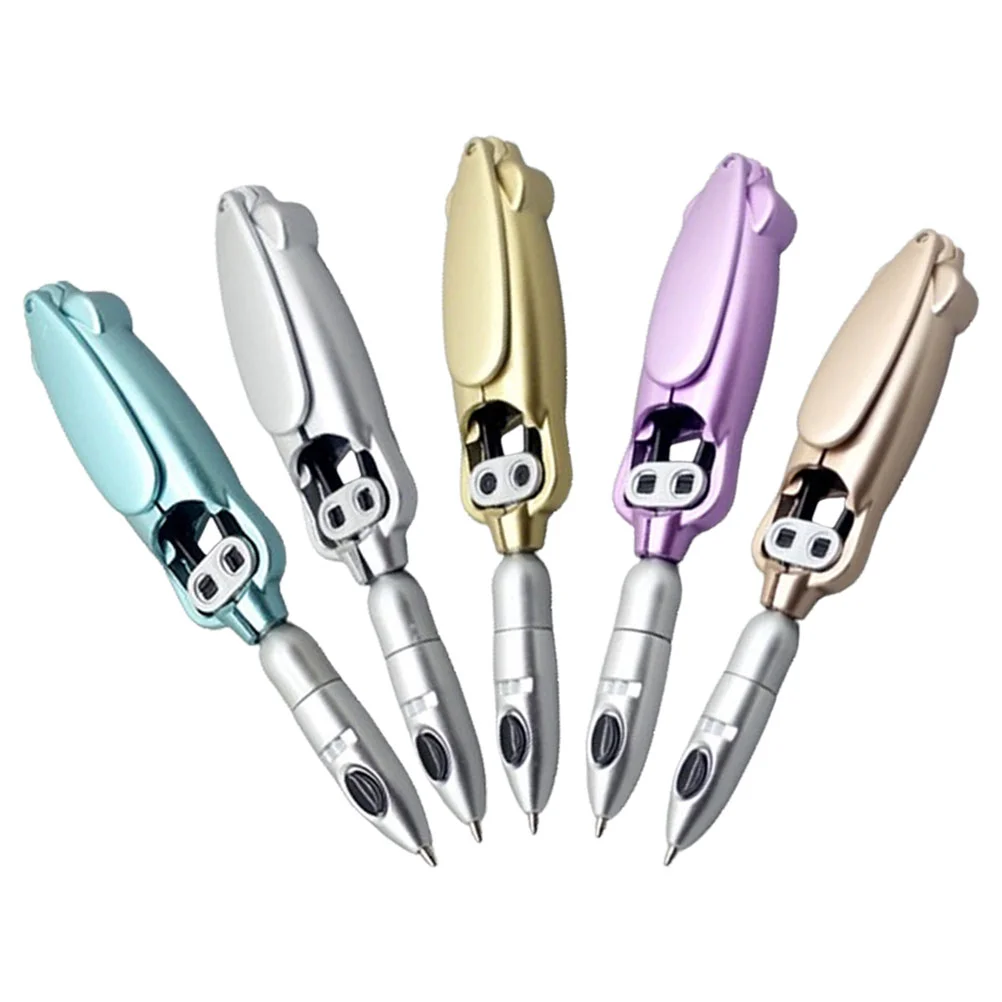 

5 Pcs Frog Ballpoint Pen Creative Writing Stationery Pens Deformation Out of Shape