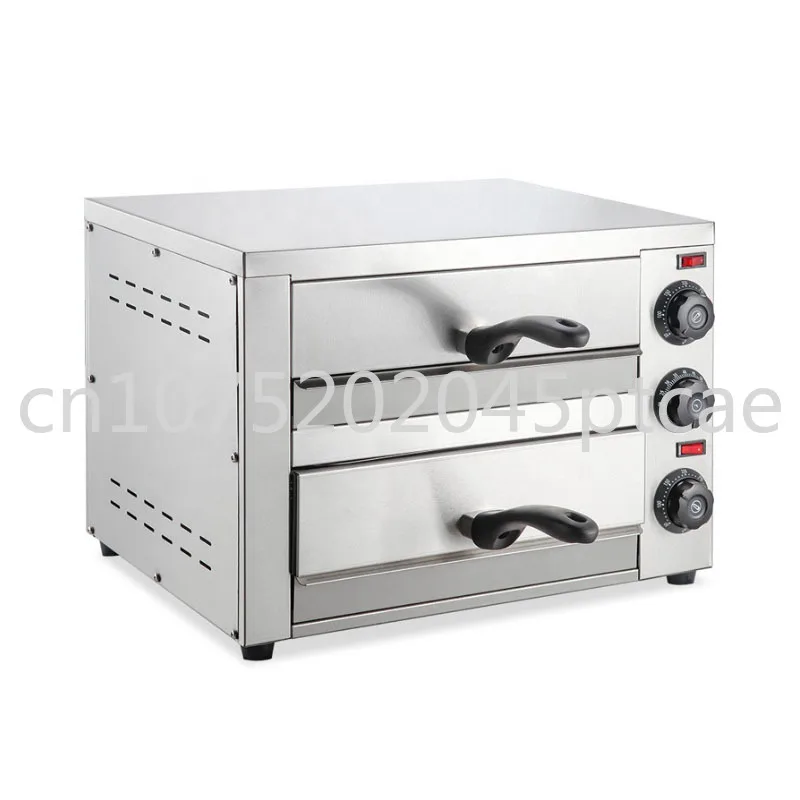 

Pizza Oven Commercial Outdoor 16 "Electric Double Stainless Steel Cake Machine Kitchen Equipments Food Processors Toaster Stove