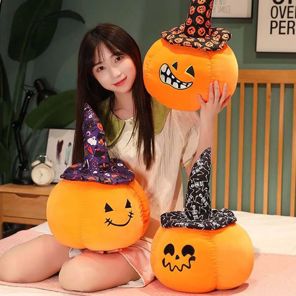 Halloween Stuffed Pumpkin Doll  Pillow Home Decoration Pumpkin Stuffed Toys  Cushion Pumpkin   Doll