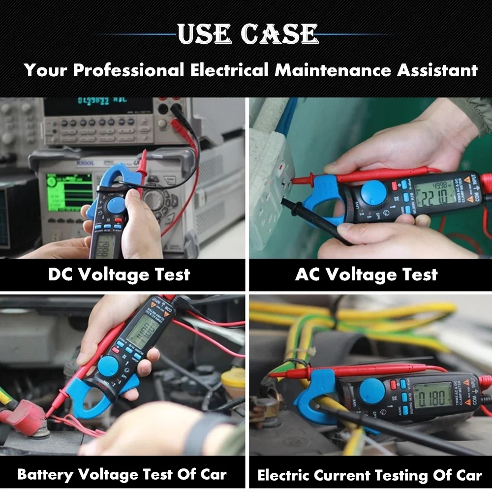 High Precision Digital Clamp Meter - Auto Range True RMS