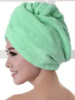 Microfibre After Shower Hair Drying Wrap Lady's Towel Quick Dry  Hat Cap Turban Head  Womens Girls Bathing Tools 1pcs 5