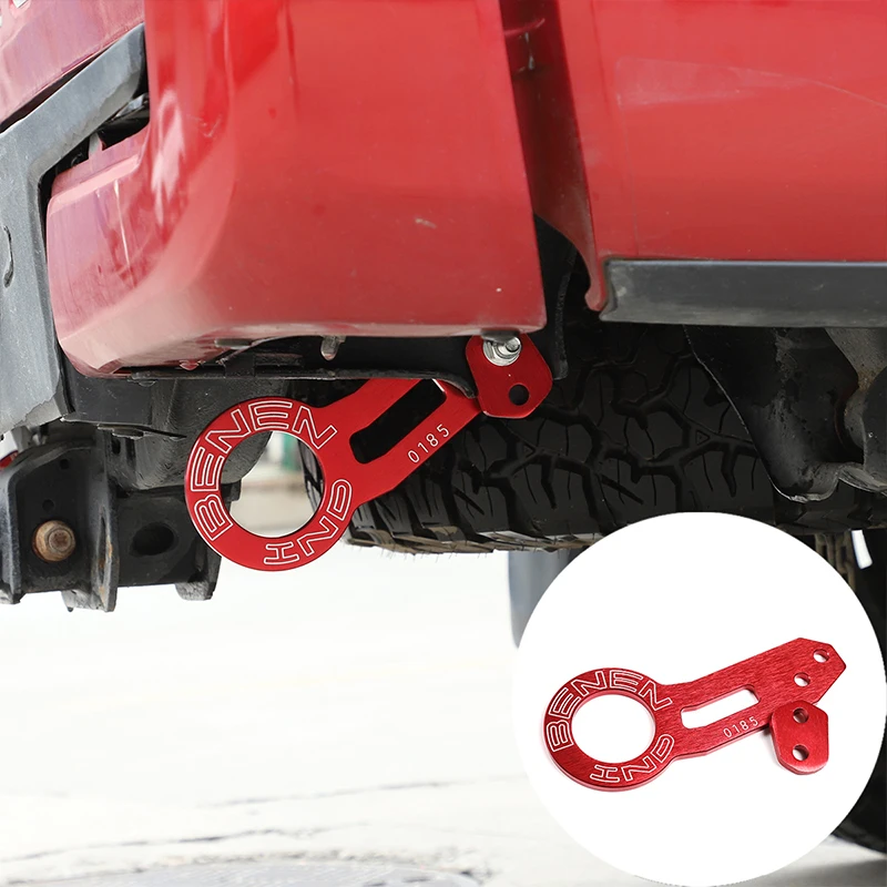 

Профессиональный Универсальный Автомобильный крючок из алюминиевого сплава для заднего бампера, прицепа, буксировочные инструменты для JDM, автомобильные аксессуары