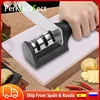 Knife Sharpener 3 Stages Kitchen Knife Sharpening Tool Quick Sharpening Stone Professional Stainless Steel Chef Accessories Tool 1