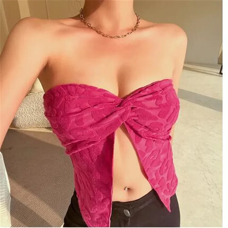 

y2k Off Shoulder Top Women Fairy Grunge Clothes Summer Sleeveless Lace Trim Patchwork Strapless Tshirt 2000s Streetwear