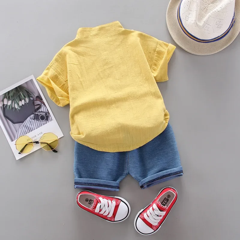 Boys Clothing Set Summer Kids Clothes Suit 2Pcs/Set Children Boys Fashion Shirt Shorts Toddler Casual Clothing Infant Kids Tracksuits Suit Sets