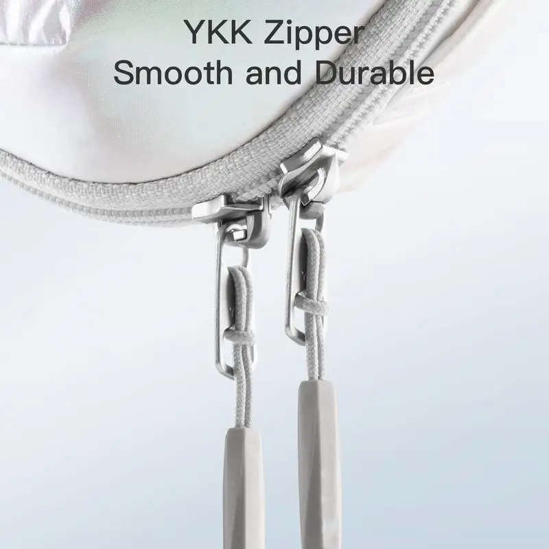 Travel Tech Organiser 2024 New 180 Opening Cable Organiser Electronics Bag Battery Storage Case Tech Organiser Cable Storage Box