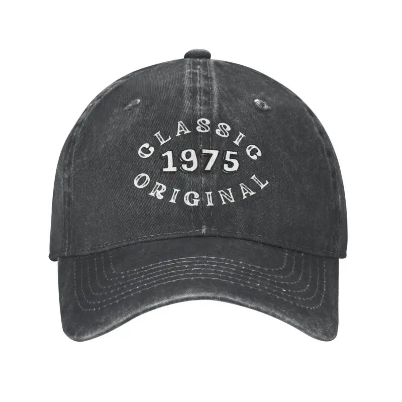 

Personalized Cotton Classic Born In 1975 Original Birthday Gifts Baseball Cap Men Women Adjustable Dad Hat Streetwear