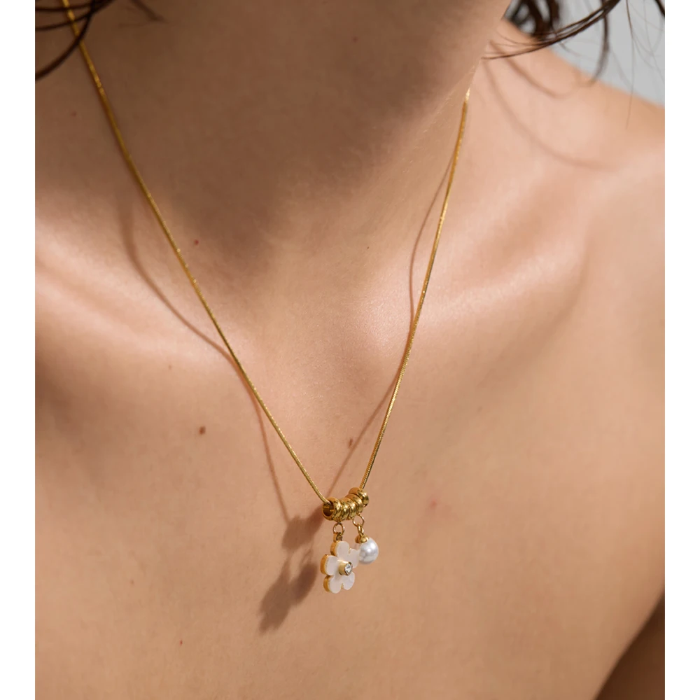 Yhpup Korean Style Pendant Necklace for Women