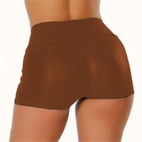 Sexy Nightclub Leather Shorts Pants Women High Waist Push Up Leather Short Pants Sports Gym Fitness Shorts Sexy Slim Short Pant - Image 5