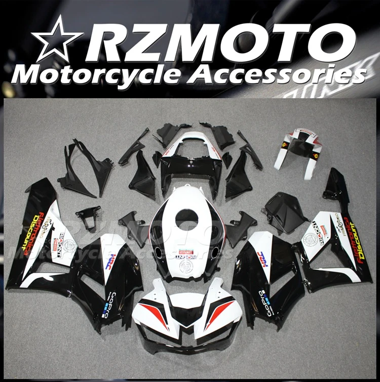 

Новый комплект искусственных предметов ABS, подходит для HONDA CBR600RR F5 2013 2014 2015 2016 2017 13 14 15 16 17 18, комплект кузова черного и белого цвета