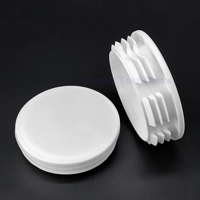 Tappi Terminali Per Tubi 25mm - Inserti Bianchi In Plastica, Confezione Da 4 Pezzi - Foto 3