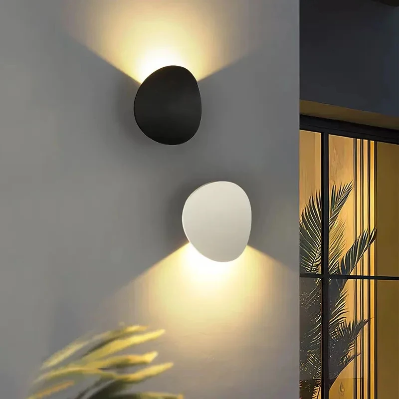 Led wall lamp, wall light Outdoor LED wall lamp waterproof balcony villa wine garden courtyard living room bedroom light luxury creative bedside lamp