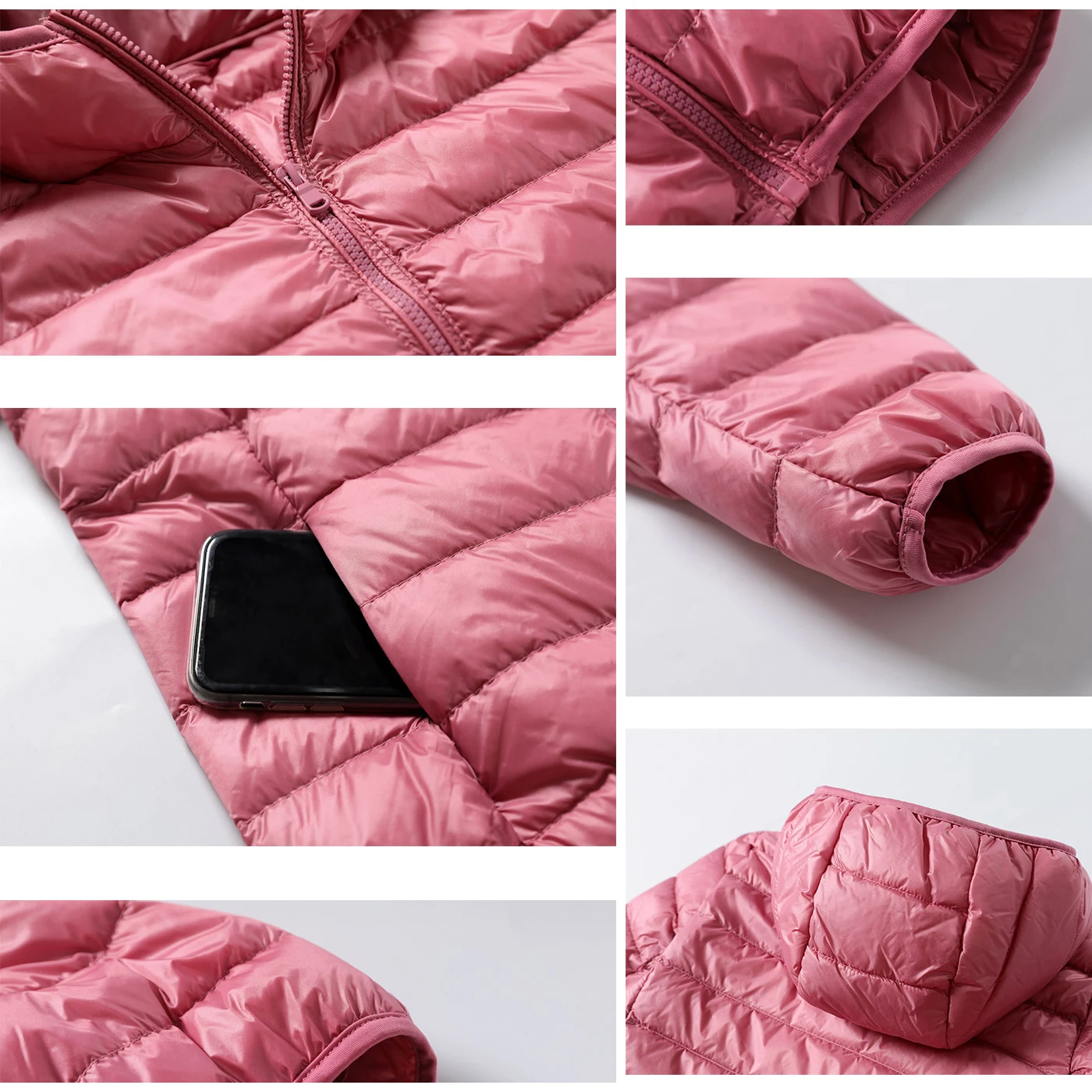 8XL Women White Duck Down Jackets 6XL 5XL Female Ultra Light Duck Down Coats Autumn Winter Warm Hooded Hiking Outwear Portable 6