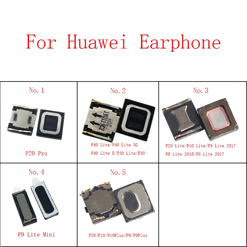 

Built-in Earphone Earpiece For HuaWei P50 P40 Lite E 5G P30 P20 Pro P10 P9 Plus Mini P8 Lite 2017 2016 Top Ear Speaker Receiver