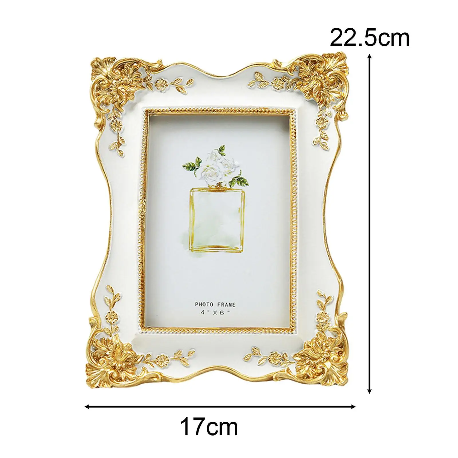 European Style Photo Frame, Elegant Photo Holder, Practical Retro Photo Frame,