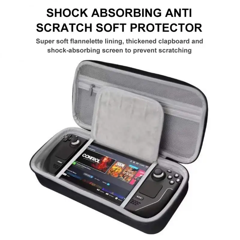 

Сумка для хранения для паровой игровой консоли, портативная, ручная, водонепроницаемая, дорожная, защитная сумка, слот для карт TF, Жесткий Чехол для наушников