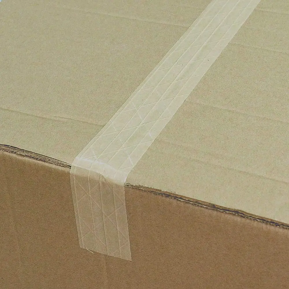 30-50M/Roll Car Painting Shelter Reinforced Kraft Paper Tape Photo Frame Self Adhesive Gummed Packaging Tape Eco-Friendly