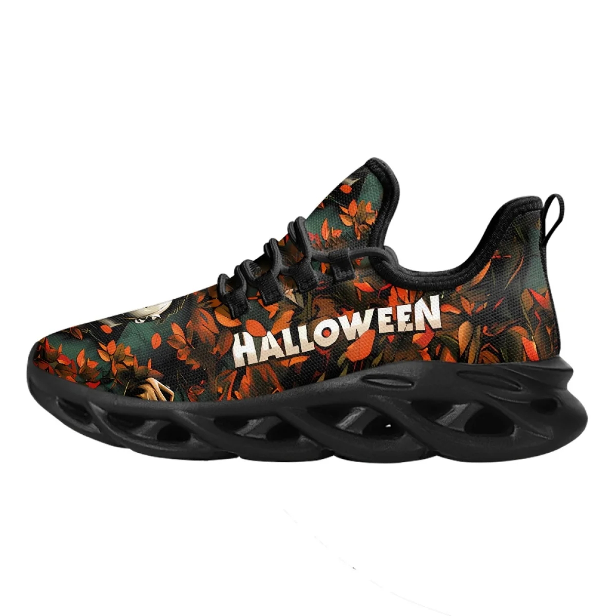 INSTANTARTS Halloween Shoes Horror Movie Character Michael Myers Print Unisex Walking Sneakers Casual Running Shoes Zapatillas