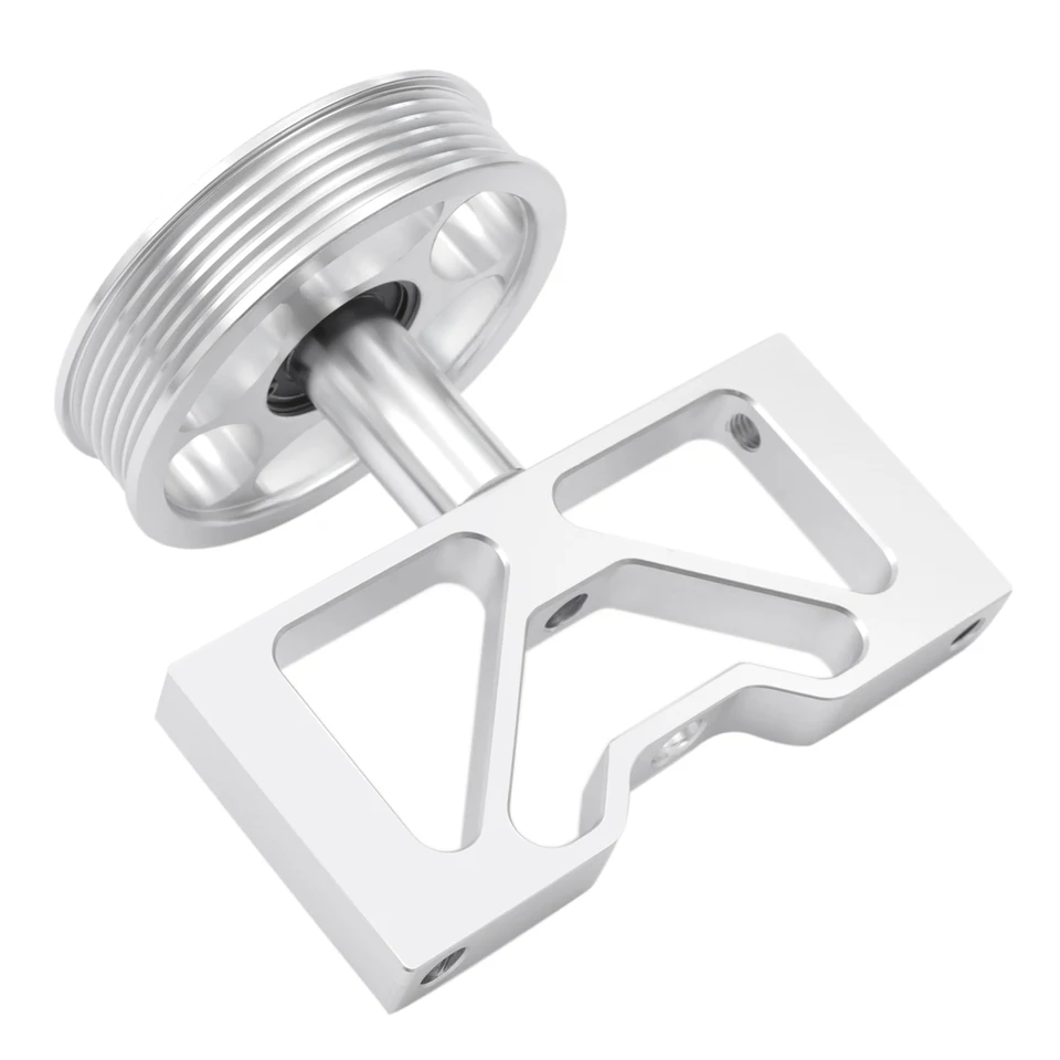 XTevu Air Pump Idler Bracket With Pulley For Ford Mustang 1979-1995 - Metal Replacement Assembly