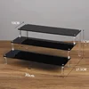 1-5 Tier Iridescent Acrylic Display Risers Stand Shelf for Figures Collectibles Cupcakes Perfumes Jewel Decorating & Organizing 3