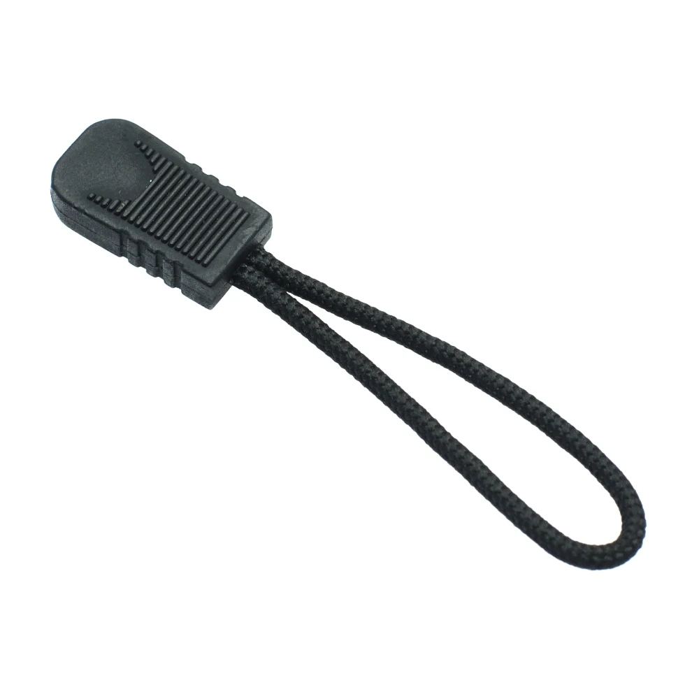 25pcs/pack Zipper Pulls Cord Rope Ends Lock Zip Clip Buckle For Clothing/Bags
