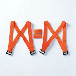 Heavy Duty Furniture Moving Straps with Durable Transport Cord (Orange)