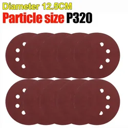 Versatile Sanding Discs - 125mm, Multi - Surface Polishing Pads, 40 - 3000 Grit - 50pcs (320 Grit)