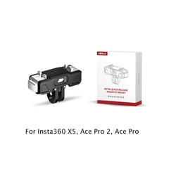 Magnetic Quick Release Aluminum Alloy Mount Base with Safety Buckle - Universal Action Camera Adapter - Aluminum Alloy Base