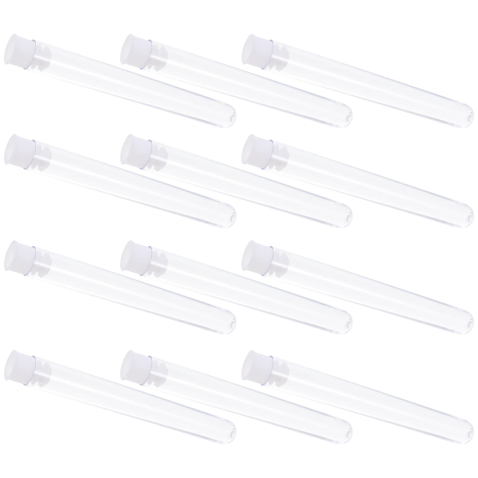 

100pcs Disposable Test Tubes Plastic Tubes Experiment Test Tubes Centrifuge Tubes