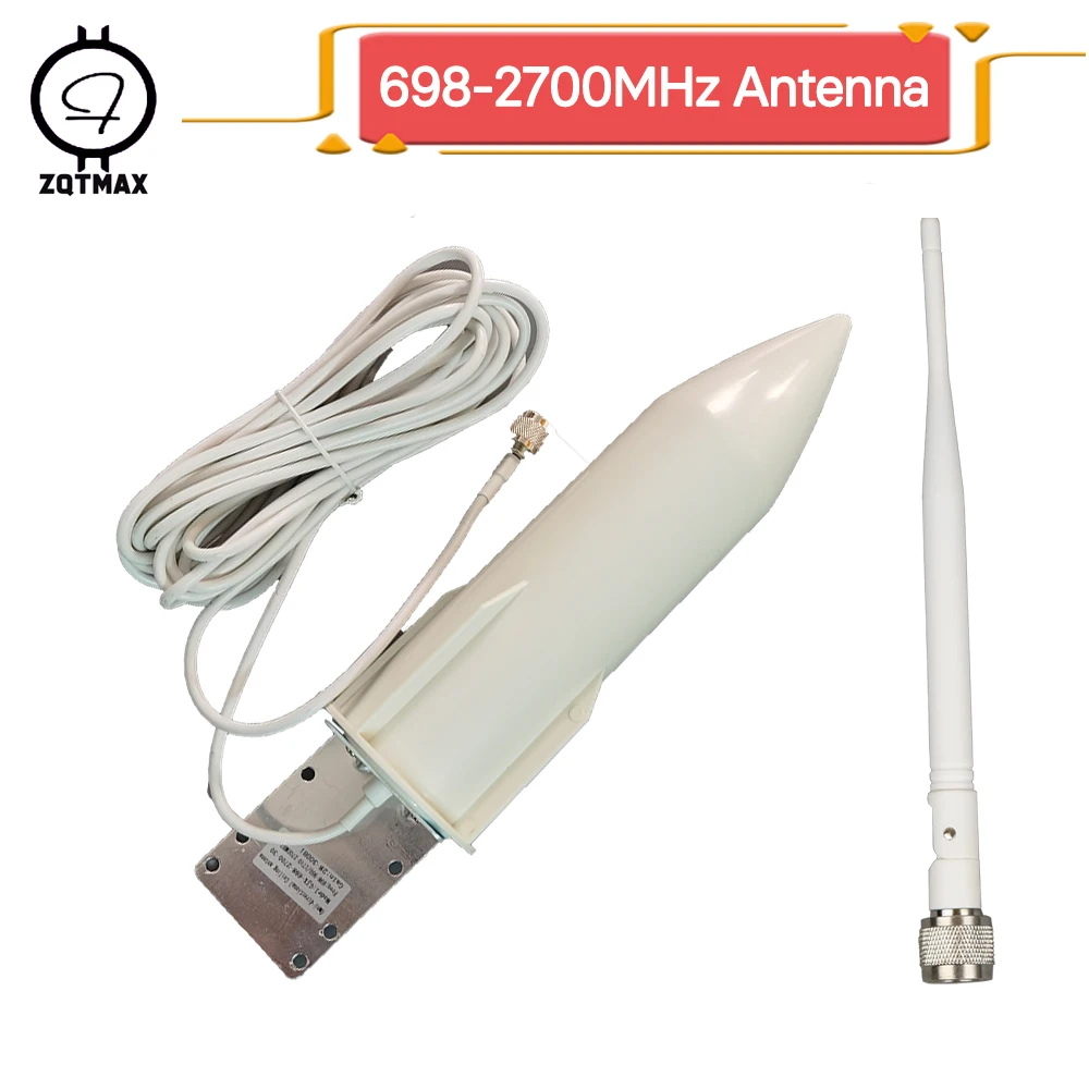 ZQTMAX 2G 3G 4G Communication Antenna N female for CDMA DCS GSM Repeater UMTS LTE cellular Amplifier mobile signal booster lintratek b28 700mhz cellular amplifier 800 b20 2600 4g lte signal booster 2g 3g 4g aws pcs gsm cdma wcdma mobile repeater