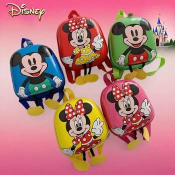 Zaino Disney Cartoon Topolino per bambini carino guscio rigido borsa da scuola impermeabile ad alta capacità ragazza che esce regalo per l'asilo 1