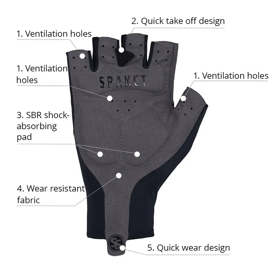 Cycling Gloves Fingerless Half Finger Summer MTB Bicycle Bike Motorcycle Accessories