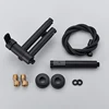 Matte Black Bathtub Faucet Swivel Spout Shower Faucet Wall Mounted Hot Cold Water Mixer For Bathroom Chrome Bath Shower Faucet 5