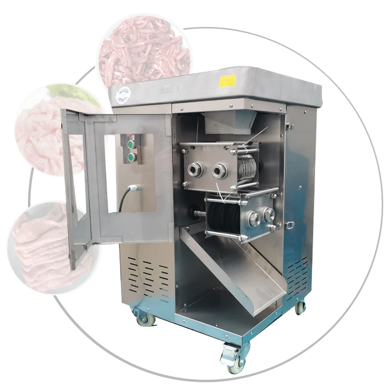 

Electric Meat Slicer Stainless Steel Commercial Meat Strip Cutting Machine Fresh Meat Shreds