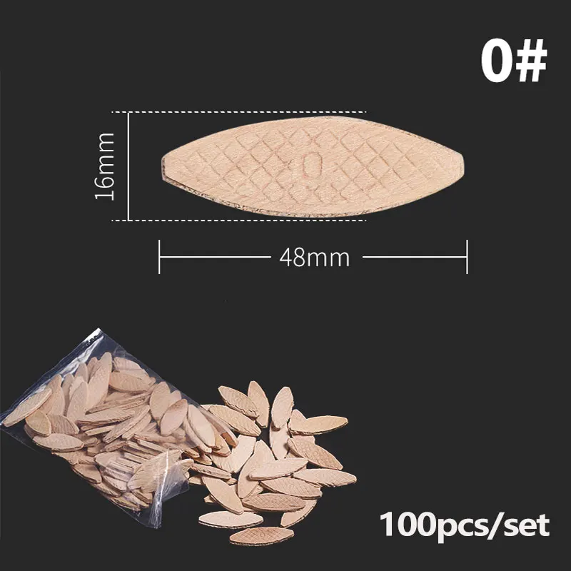 100Pcs/bag No. 0/10/20 Three Type Assorted Wood Biscuits for Tenon Machine  Woodworking Biscuit Jointer Woodworking Accessory - AliExpress