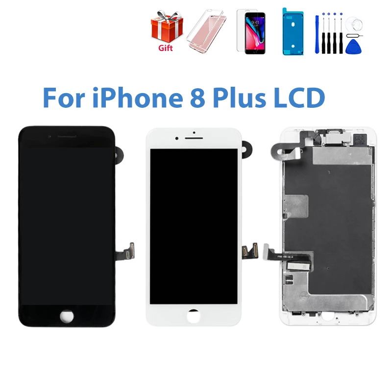 

New for iPhone 8 PLUS 8+ 8P LCD Screen Replacement 5.5 Inch Assembly LCD Display 3D Touch Screen Digitizer With Repair Tools Kit