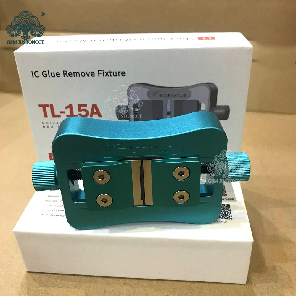 TL-15A 범용 CPU IC 접착제 고정 장치 제거 BGA IC1.5-20mm 크기 마더 보드 납땜 수리 홀더 클램프 iPhone 수리 도구