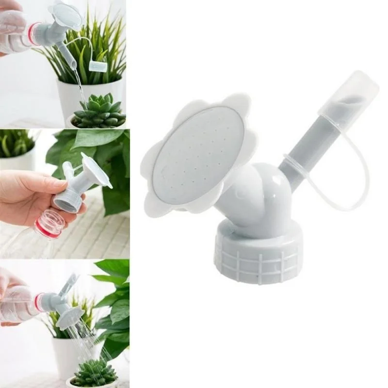 

2 In 1 Plastic Sprinkler Nozzle Garden Shower Head Tool for Flower Waterers Bottle Watering Cans Sprinkler Nozzle