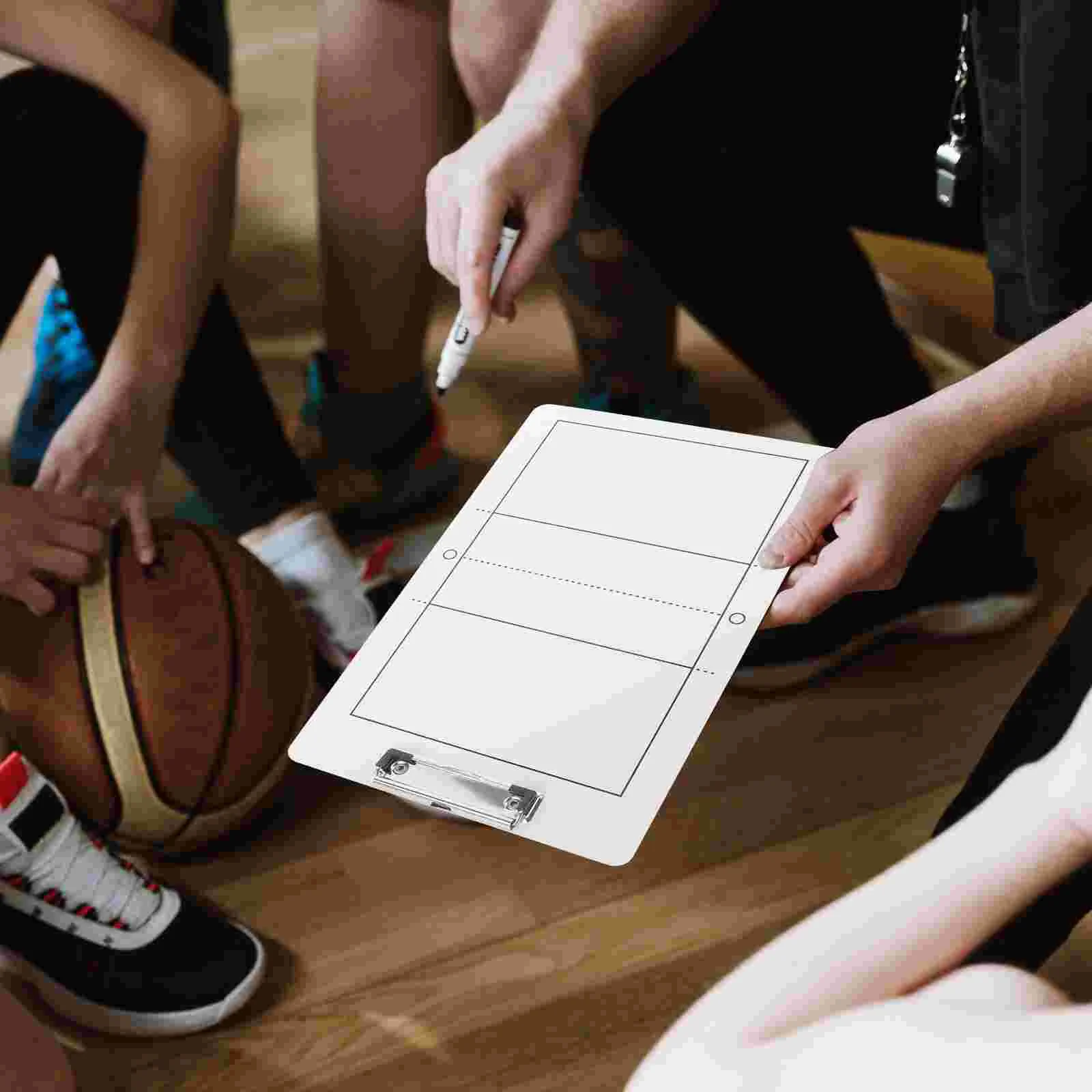Reusable Volleyball Board Clipboard For Sports Equipment Match Tool Pvc Plastic Material Lightweight Practical