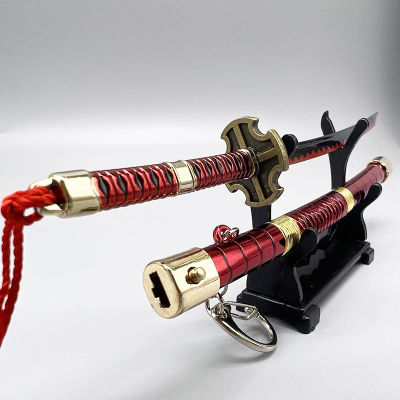 23cm Sandai Kitetsu Roronoa Zoro OP Anime Merchandise Metal Katana