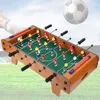 Football Table Mini Football Table Game Footballs Score Keepers Wood Soccer Table Top for Kids Family Night Parties Game Rooms 6