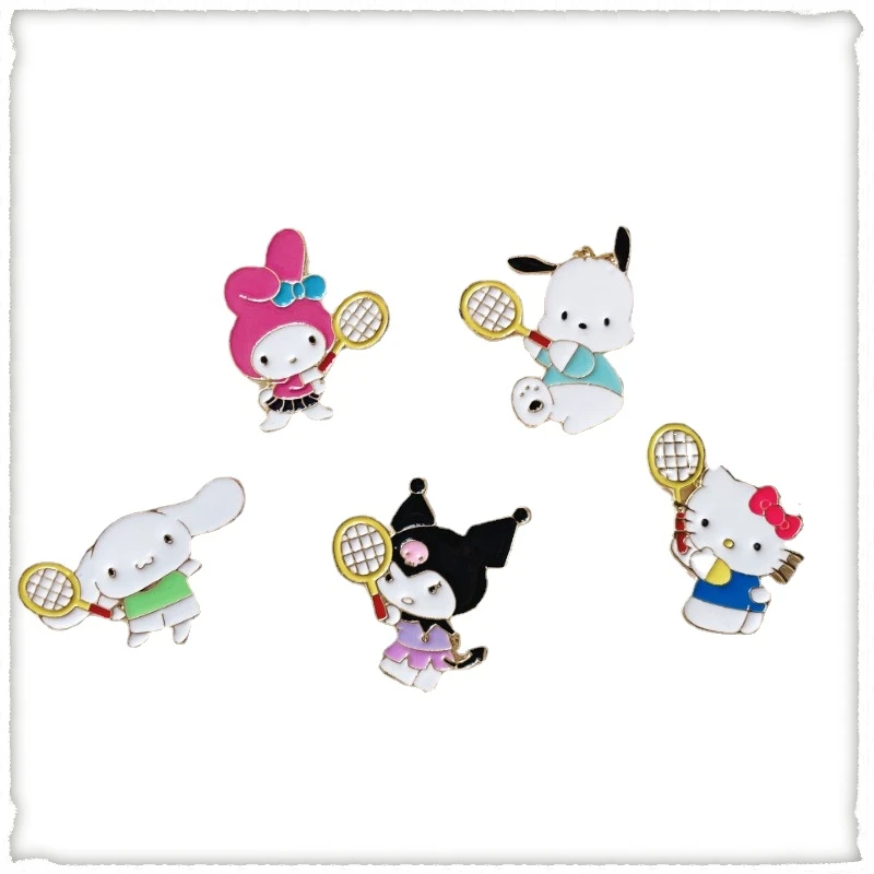 Sanrio Hello Kitty Cute Kit Cat Lapel Pins for Backpacks Brooches for Women  Enamel Pin Gift Fashion Jewelry Accessories